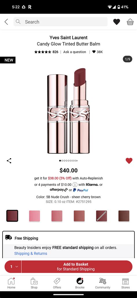 YSL Butter Balm 5B (sheer cherry brown) Dupe Request